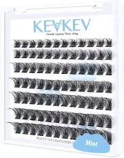 Lash Clusters 84 Pcs Cluster Lashes Eyelash Clusters DIY Cluster Eyelash Extensi