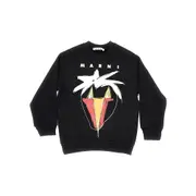 [MARNI] MARNI Crewneck sweatshirt with front print Kids 10Y 10Y Black