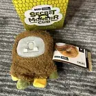 Bark Box Super Chewer Secret Monster Club Crubs Medium Rip Reveal Brown Fur New
