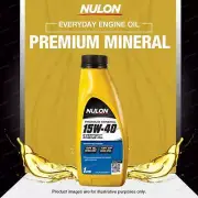 Nulon Premium Mineral 15W-40 Everyday Engine Oil 1 Litre (1L) PM15W40-1 (for: Subaru)