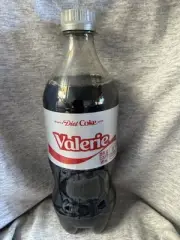 Share A Coke with Valerie 2025 Personalized Gift Coca Cola Bottle 20oz Diet