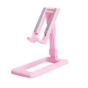Pink Foldable Adjustable Universal Desk Stand Holder For Mobile Phone Tablet Portable