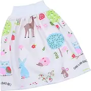 BESTonZON Baby Diaper Dress Cotton TPU Layer Toddler Training Pants Comfortable Potty Training Underwear Pink