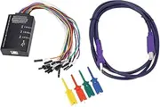 Gearwell Logic Analyzer, USB Signal Tester with 16 Channel 100M Sampling Rate, Compact Logic Analyzer for Windows Data Acquisition