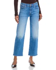 Mother The Mid Rise Rambler Jeans in Out of the Blue