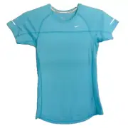 NEW! NIKE [M] Women's Miler REFLECTIVE Running/Gym/Yoga Shirt-Blue 506314-412
