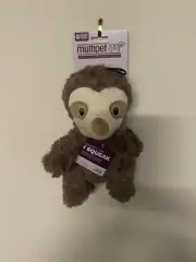 Multipet Wrinkleez Plush Squeaky Dog Toy 9 in. Sloth
