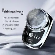 Mini Shaver: USB Rechargeable, Waterproof Razor silver