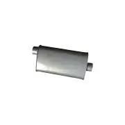 Redback Universal Muffler - 8" x 4" Oval 16" Long 2 1/4" Offset/Centre Baffled