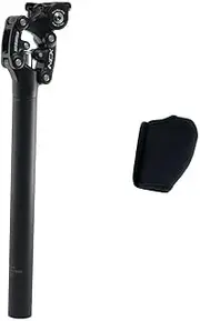 SR Suntour SP12 NCX 30.9X350mm Suspension Seat Post with Protective Cover,Black, VK2723