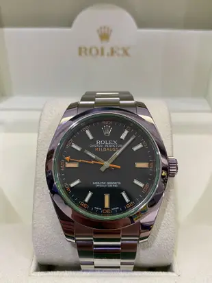 Rolex 勞力士 綠玻璃 116400GV Milgauss 閃電針 抗磁 非黑水鬼 綠水鬼 116900 116610LV 114060