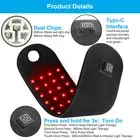 Red Light Therapy Infrared Light Therapy Pad for Body Pain NIR Deep Therapy NEW