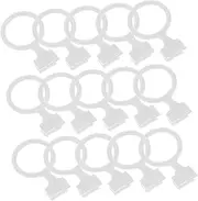 Detachable Zipper Pull Tab 100pcs Zipper Pull Replacement for Stationery Bags Plastic Zipper Handle