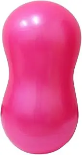 TOGEVAL Fitness Exercise Peanut Ball Burst Thicken Ball for Balancing Strength Flexibility Training Exercise Tool for Gym Workouts Pink