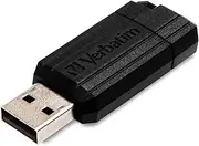 Verbatim Store'n'Go Pinstripe USB 2.0 Drive 128GB - Black