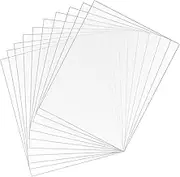 10pcs A4 Plastic Picture Frame Boards Easy to Clean for DIY Art Projects