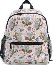 [Caihoyu] Kids Day Backpack Teens Boys Waterproof School Backpack with Chest Strap Cute Koala, Cute Koala, Small, Cute Koala, Small