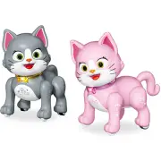 2.4GHz Remote Control Robot Pets Cat Rechargeable Cute Lighting and Music Robot Cat Toys for Children