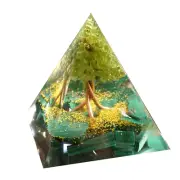 Crystal Orgone Pyramid Chakra Reiki Healing Meditation Orgonite Energy Stone