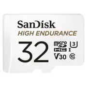 SanDisk High Endurance microSDHC Memory Card - 32GB UHS-I - Class 10 - U3 - V30 - Read up to 100MB/s - Write up to 40MB/s - High Endurance Lets your Record & Re-Record [SDSQQNR-032G-GN6IA]