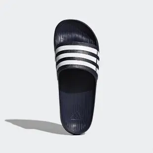 【adidas 愛迪達】拖鞋 男鞋 女鞋 運動 DURAMO SLIDE 藍白 G15892