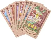 Oracle Cards | Joyful Journey Tarot Cards | Fortune Telling Game Decks | Cards Divination Tools | Friends Gathering Playing Fate Divination | English Version Standard Tarot Decks
