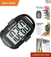 Simple Step Counter Walking 3D Pedometer - Simple & Accurate - Fitness Goals