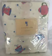 Pottery Barn Tea Time Percale Full/Queen Duvet Cover No Longer Available