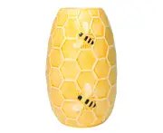 Urban Bee Hive Flower Vase Ceramic Yellow 17cm Decorative Shelf Home Decor