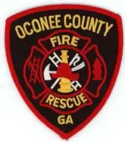 GEORGIA GA OCONEE COUNTY FIRE DEPARTMENT NICE SHOULDER PATCH POLICE SHERIFF