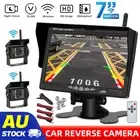 7" Wireless Rear View Monitor Reverse Camera WIFI Car Caravan Truck Night Vision