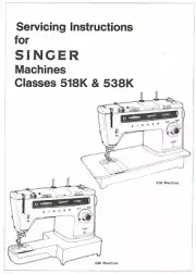 Singer Stylist Machine 518 518K 538K Service Repair Manual Faultfinding Book Oil
