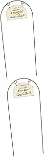 jojofuny Pcs Garden Trellis for Climbing Plants u Shaped Plant Support Frame Rustic Iron Rack