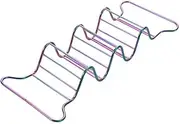 Taco Holders Stainless Steel Taco Rack Restaurant Baking Pancake Rack Taco for Home, Kitchen(Colour 1)