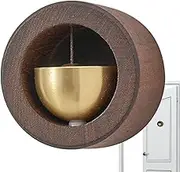 Magnetic Doorbell for Bedroom,Wooden Bell for Door Opening - Rustic Home Decor Doorbell With Pleasant Sound for House Cafe Room Studios