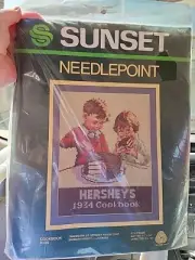 Hershey’s 1934 Cookbook Vintage 1983 Sunset Needlepoint Cookbook Kids #6790