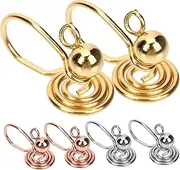 [FOMIYES] 6Pcs Non Pierced Spiral Ear Clip Earrings for Keloids Ear Wraps Elegant Jewelry for Women for Daily Wear Special Occasions