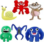 Easter Basket Stuffers: 6PCS Garden of Banban Plush,10 inches Jumbo Josh Plushies Toys,Soft Monster Horror Stuffed Figure Doll for Fans Gift,Soft Stuffed Animal Figure Doll for Adult and Kids