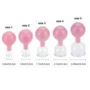 Vacuum Massage Cup Set 5pc Pain Relief Face Lifting Anti Cellulite Health Care