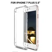iPhone 7 PLUS Shockproof Slim Soft Bumper Hard Back Case Cover Protector Clear color