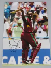 BRIAN LARA Hand Signed 8'x12' Photo