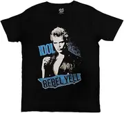 [Rock Off officially licensed products] Billy Idol Rebel Yell Blue T Shirt