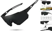 Polarized Sports Sunglasses for 145 Millimeters Matte Black Frame-gray Lens