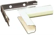 Wiremold V717 2-3/4" Ivory Steel 1-Channel Raceway Internal Elbow
