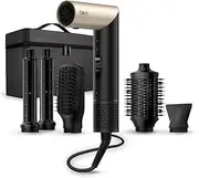 [SILK'N] Air Styler & Hair Dryer I SilkyAir Flex I 5-in-1 Auto Wrap Curling Attachment, Paddle Brush, Oval Brush, Concentrator, Diffuser, Storage Case, No Heat Damage, 1300 W, Black