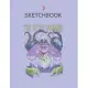 SketchBook: Disney The Little Mermaid Evil Ursula Crystal Ball SketchBook Blank Unline Notebook for Girls Teens Kids Journal Colle