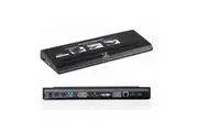 Targus ACP7701 Universal USB 3.0 Docking Station and Charging - Dual 2K, 2 x DisplayPort, 2 x DVI, 2 x Power Tips, AC Adapter, Refurbished