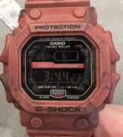 Casio G-Shock GX56SL-4 Tough Solar Burgundy Digital Men's Watch