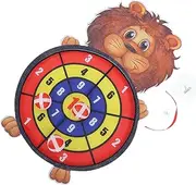 Kisangel Ball Target Toy Set Round Cloth Board for Boys and Girls Sticky Toy Kit Enhance Hand-Eye Coordination Play Anytime Anywhere