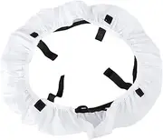 OSALADI 18 Foldable Ring Light Softbox Diffuser for Flash Nylon Material 75w/600w Ring Light Compatible White